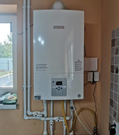 Установка котла